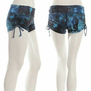 KOS USA Breath Yoga shorts - navy galaxy